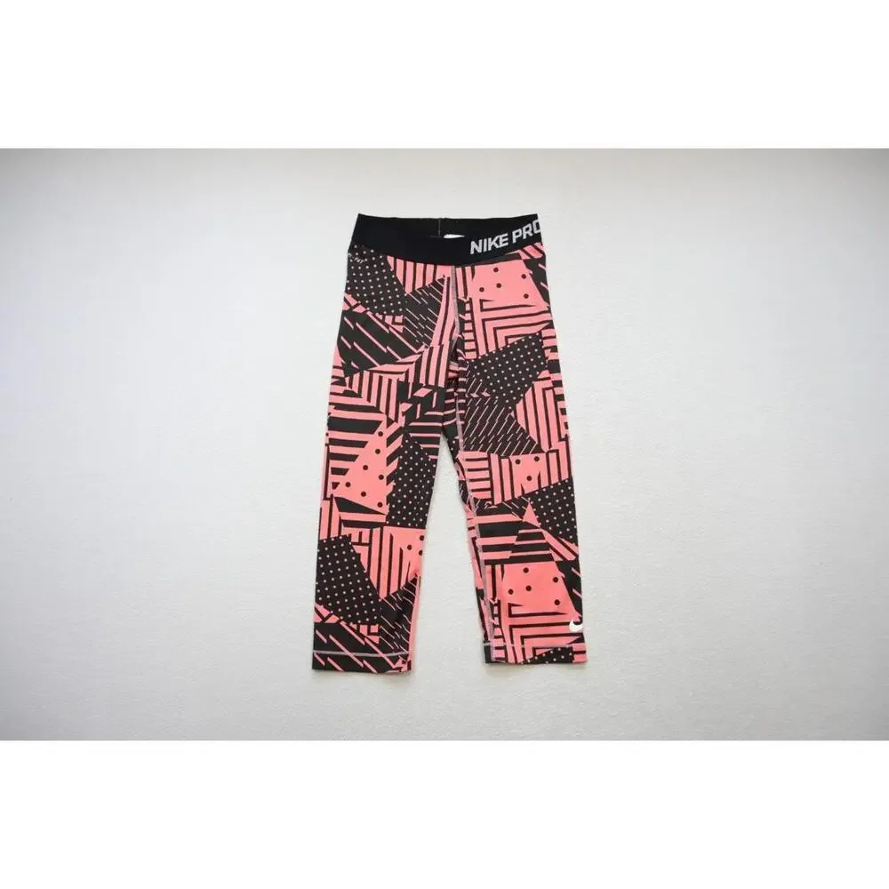 Nike Pro Leggings Dri Fit Compression Yoga Trippy Pants Womens XS XSMALL